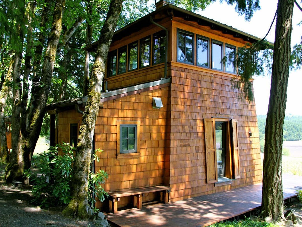 best airbnbs near wineries - Willamette Valley cabin with vineyard views