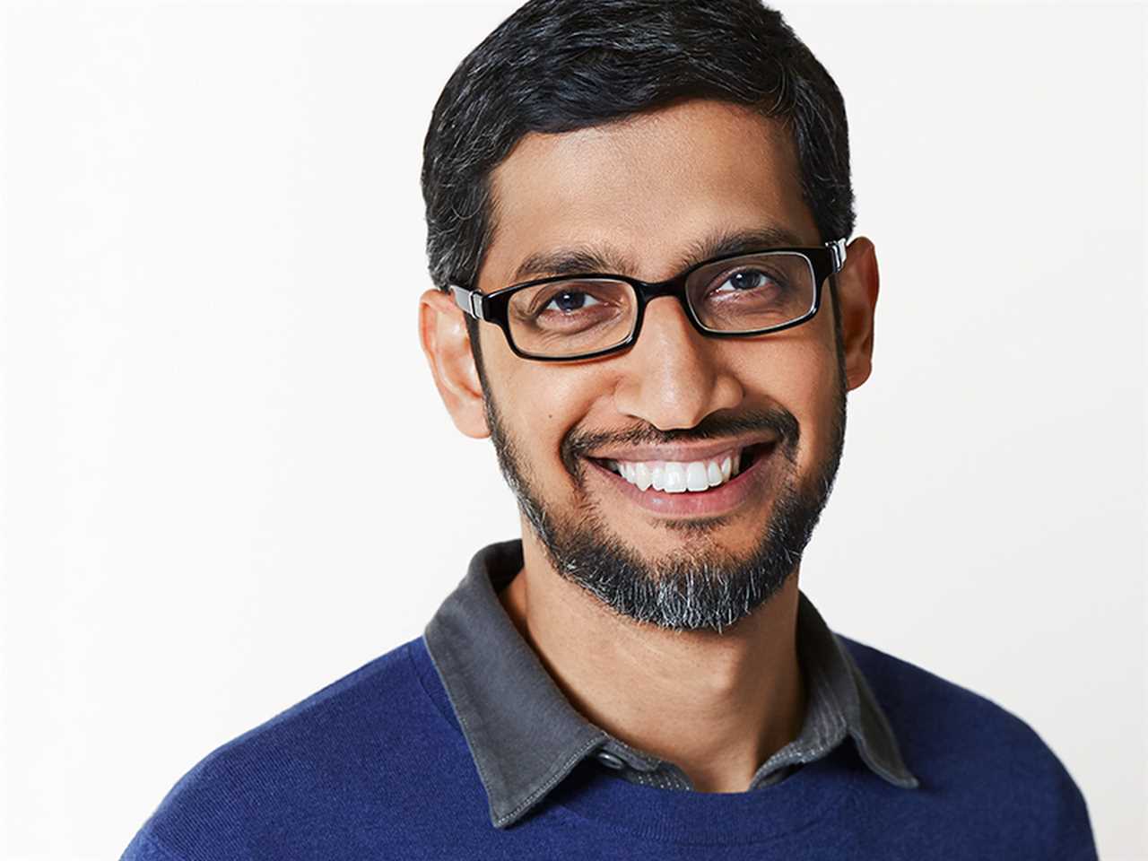 Headshot of Sundar Pichai.