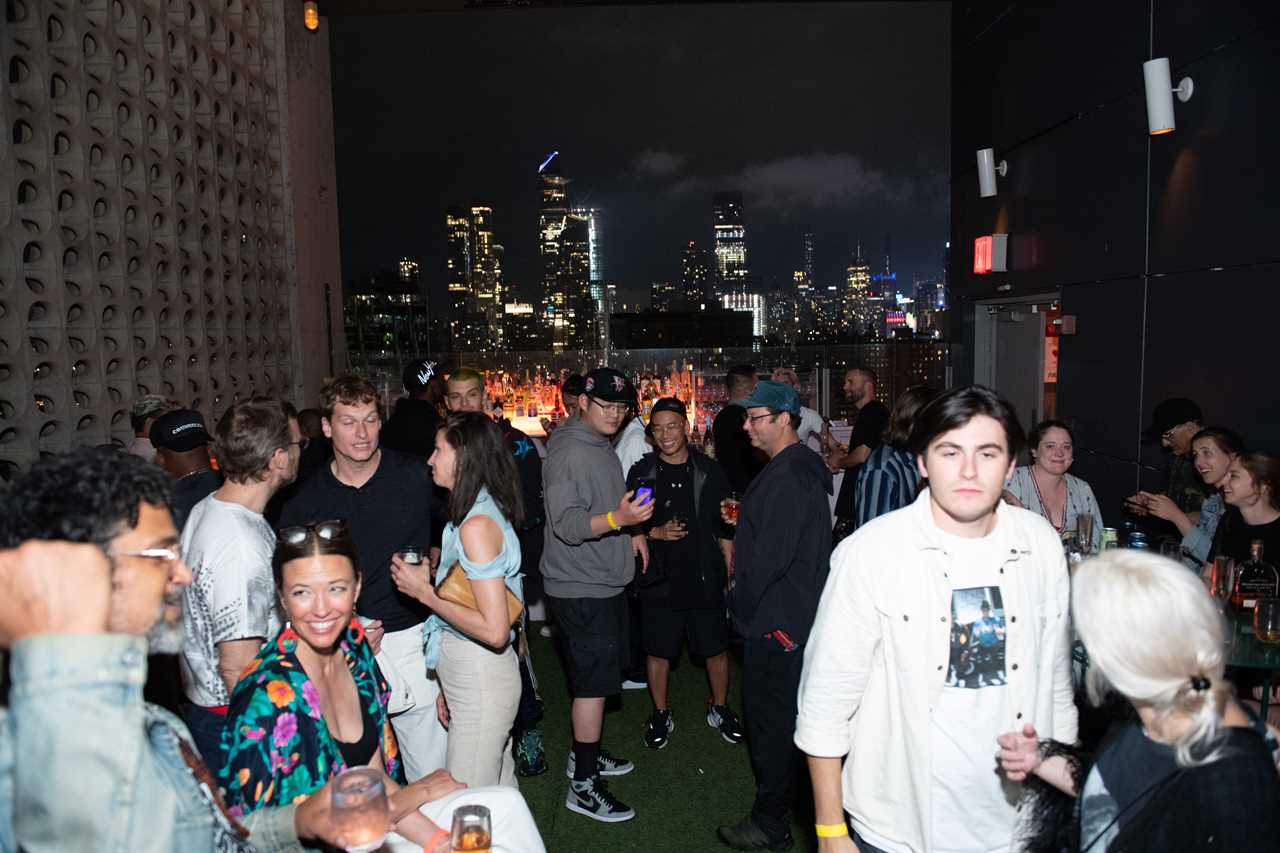 People attend the "Ricky Powell: The Individualist" after party at Le Bain At The Standard on June 14, 2021 in New York City.