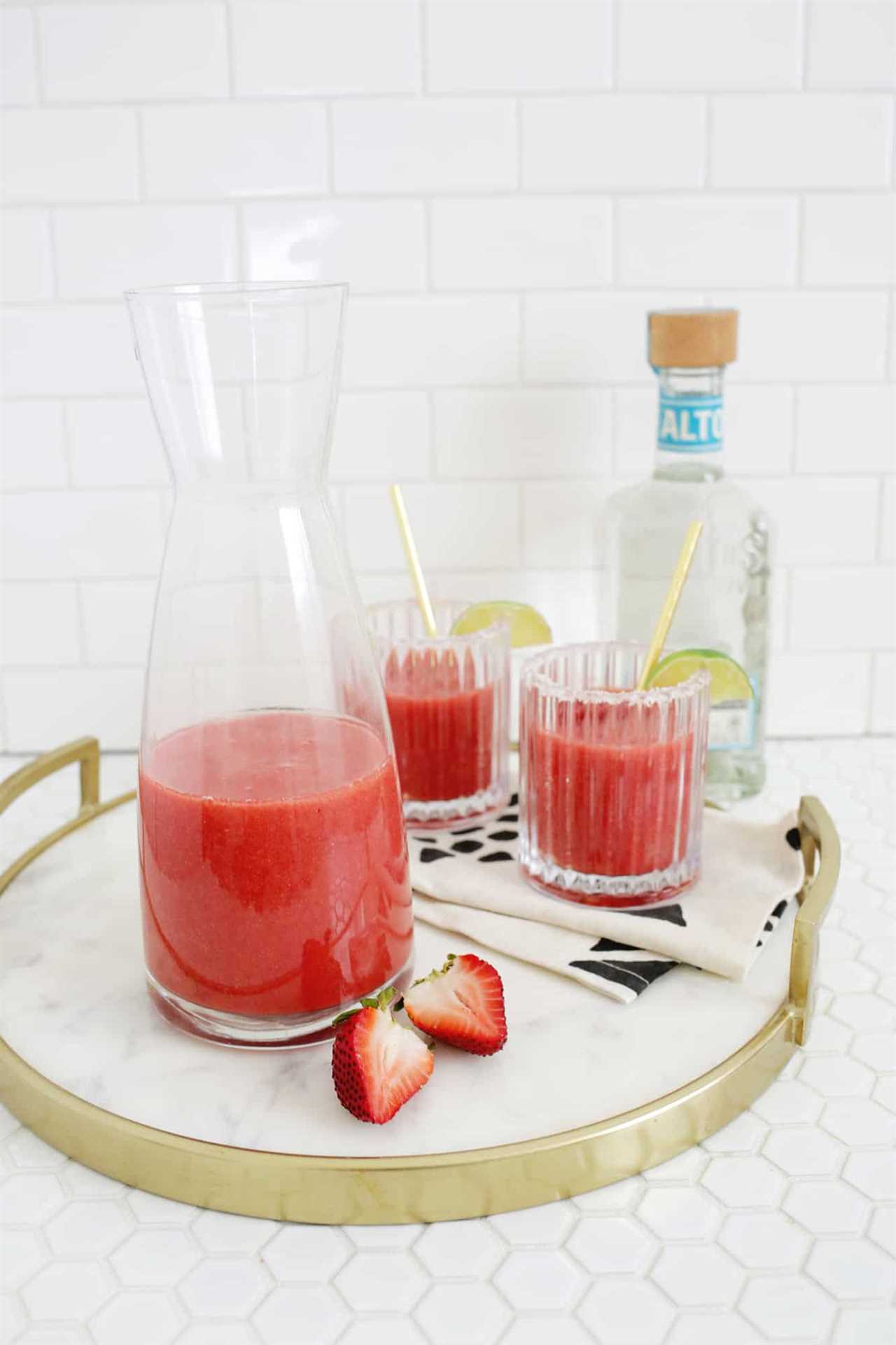 Make Your Own Strawberry Margarita Mix
