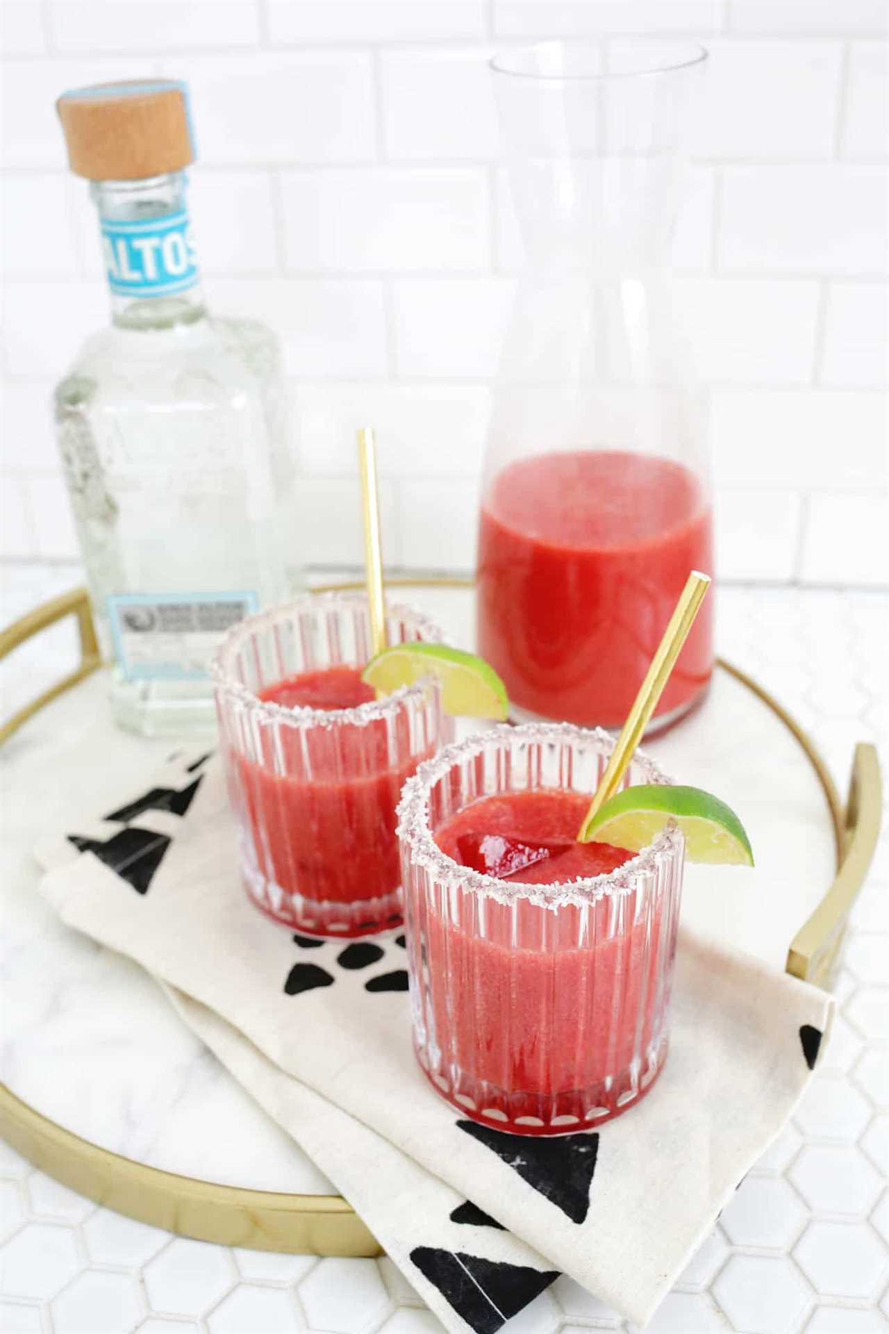 Make Your Own Strawberry Margarita Mix