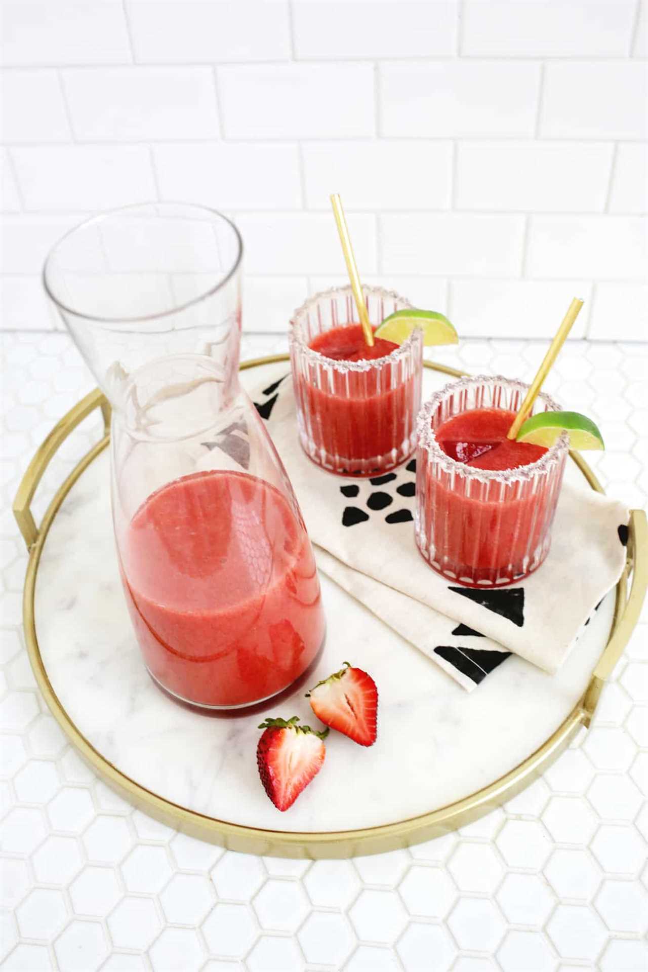 Make Your Own Strawberry Margarita Mix