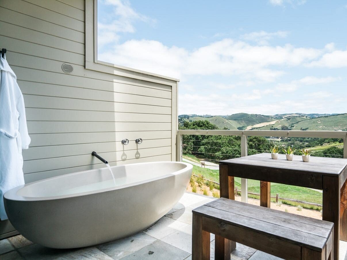 A studio with tub at Carmel Valley Ranch.