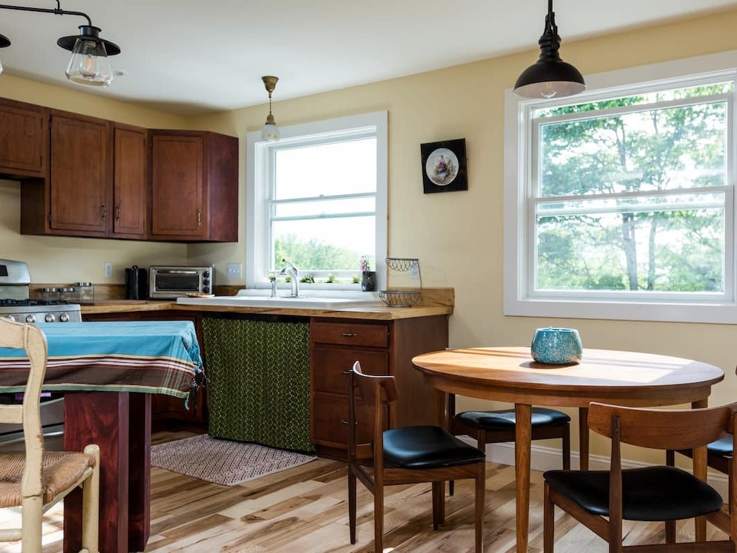 Apartment with a sauna on a solar powered farm in Ghent, NY