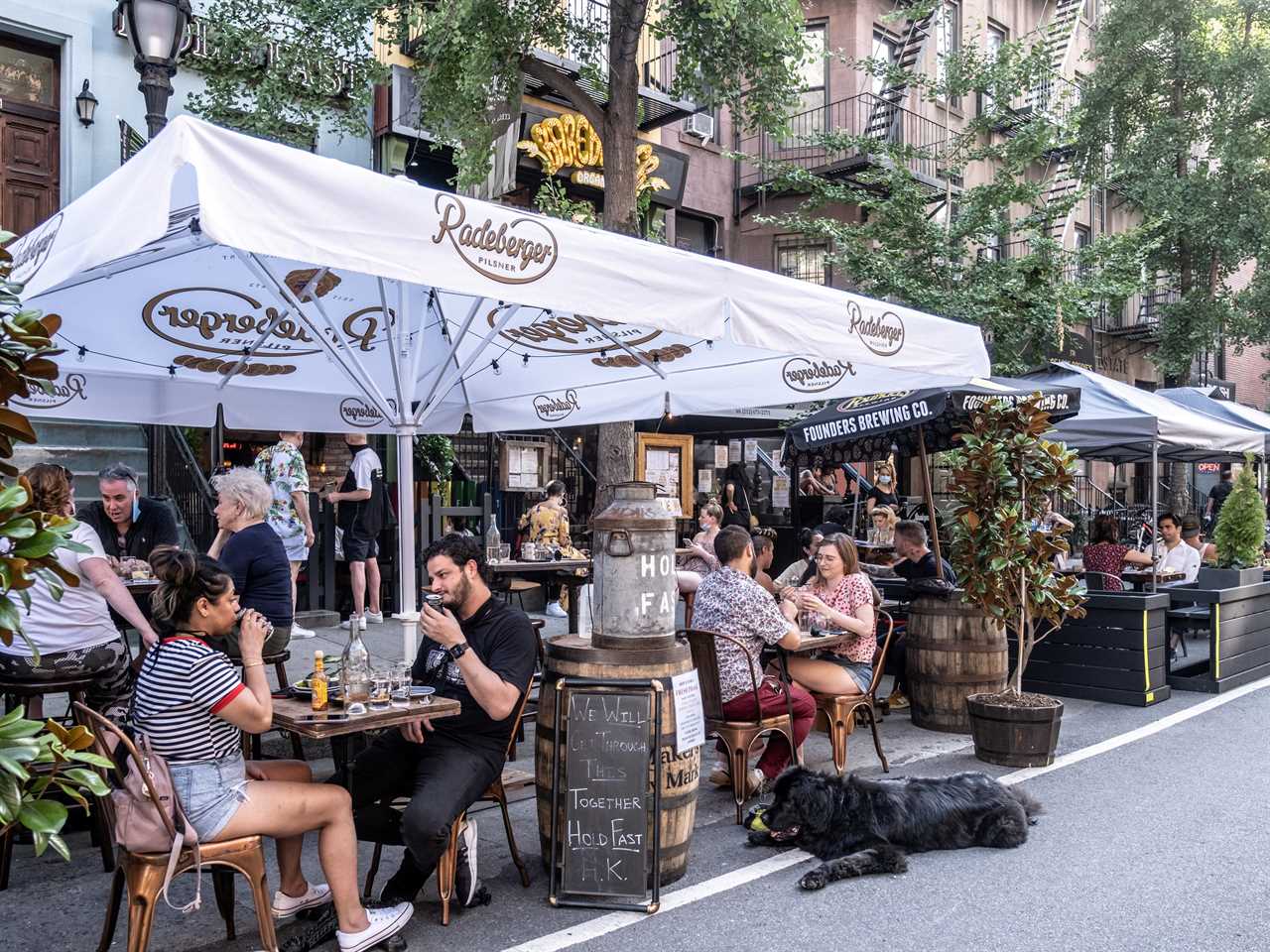 new york city dining out