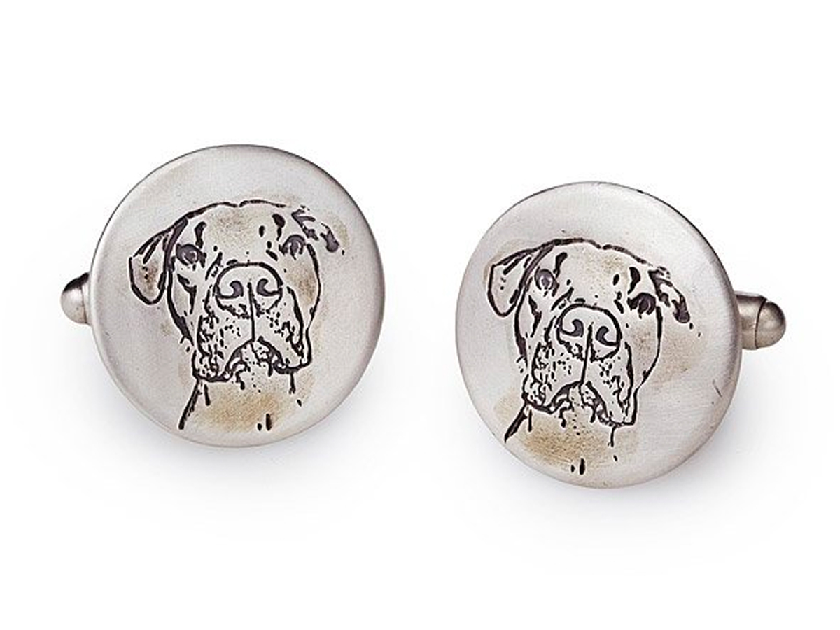 Custom Pet Portrait Cufflinks