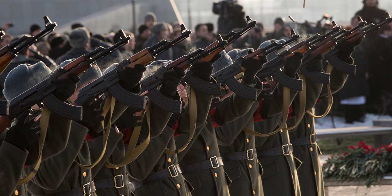AK 47 Kalashnikov Creator Funeral Procession