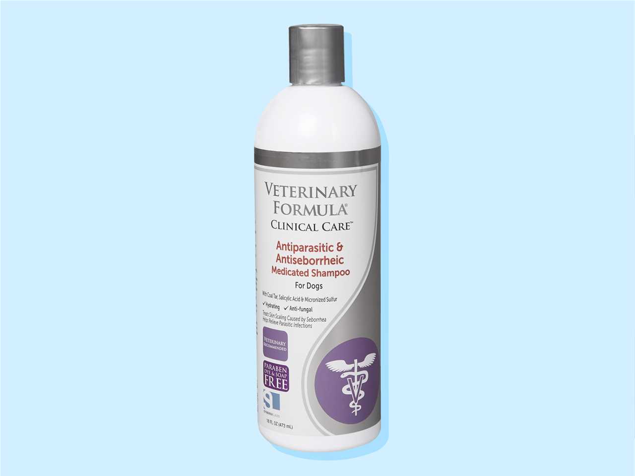Veterinary Formula Clinical Care Antiparasitic & Antiseborrheic Dog Shampoo is the best dog shampoo overall