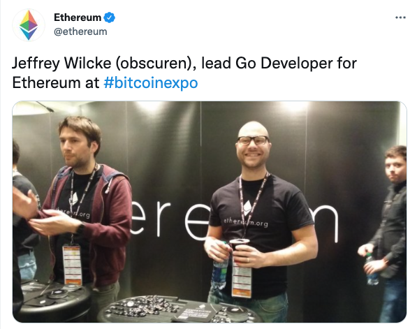 Jeffrey Wilcke ethereum crypto