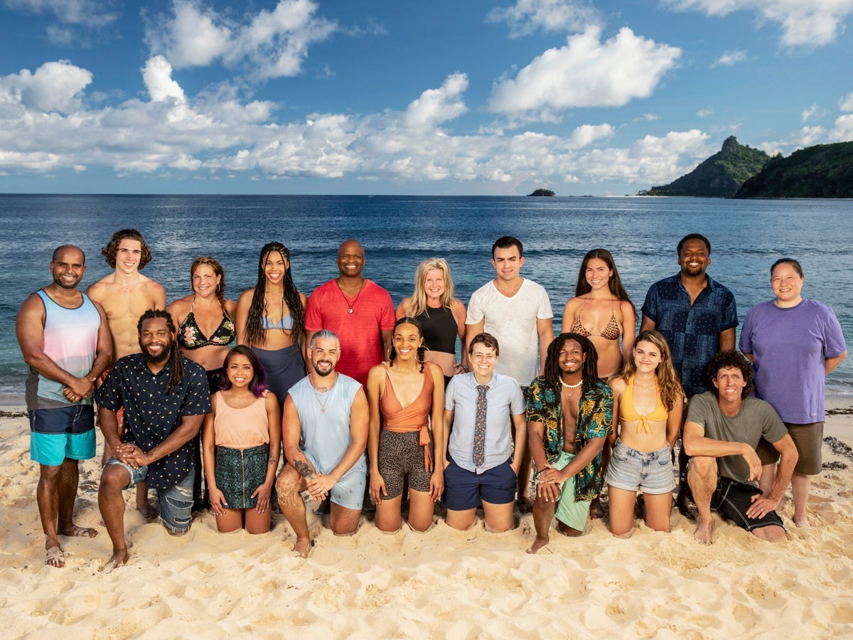 The competitors on "Survivor" season 41.
