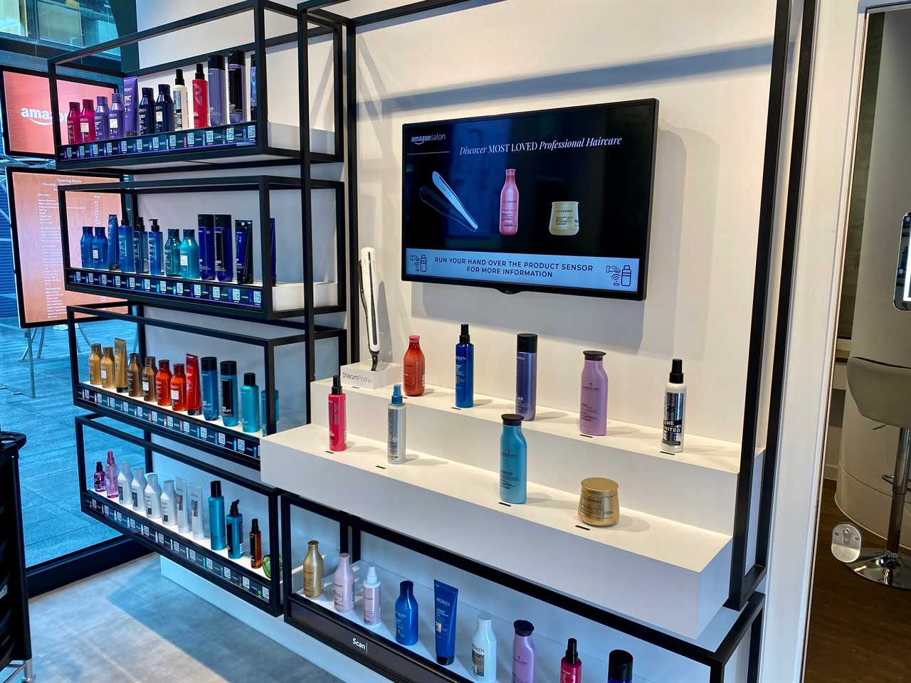 Hair products in Amazon Salon
