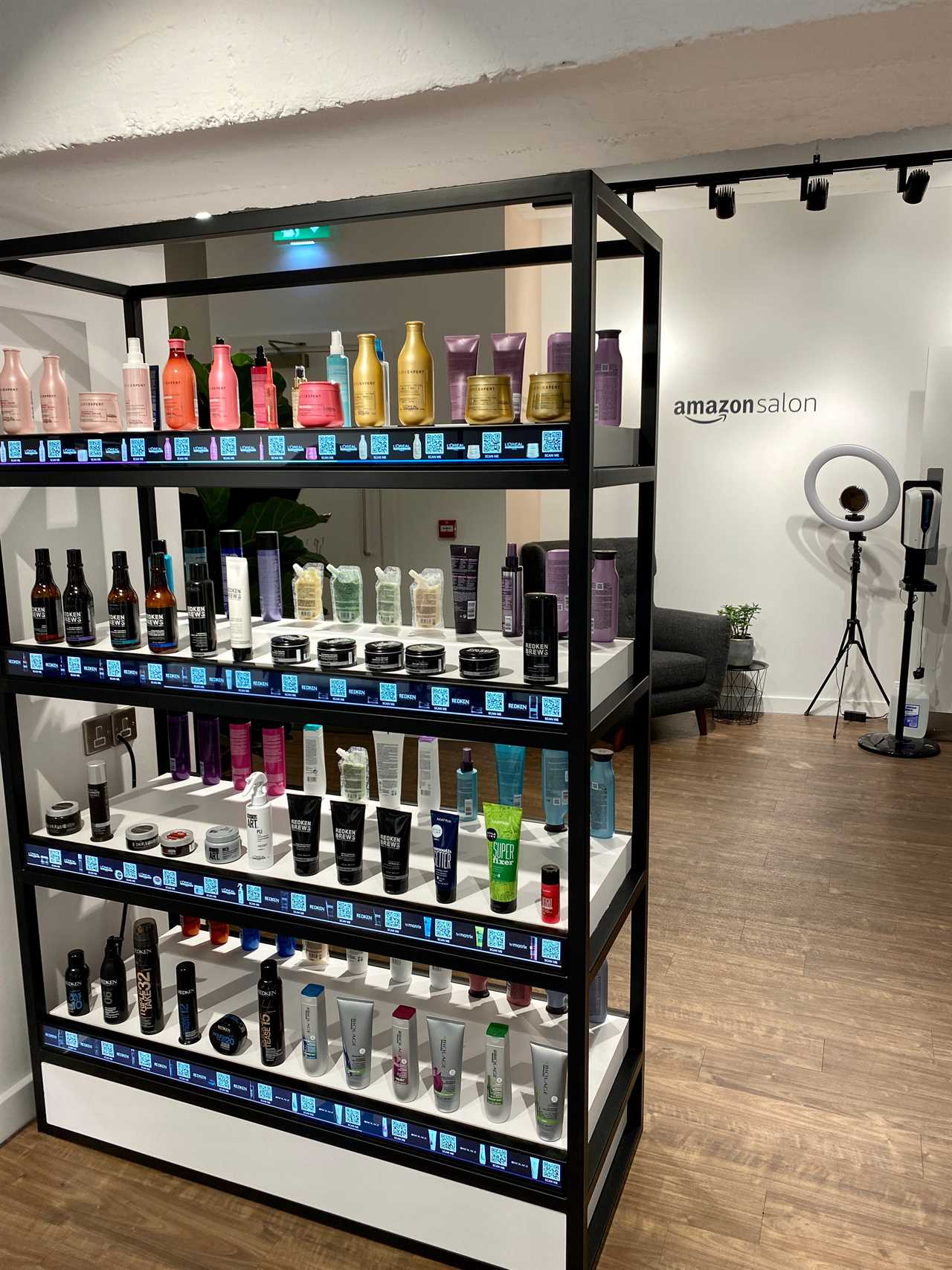 Hair products in Amazon Salon