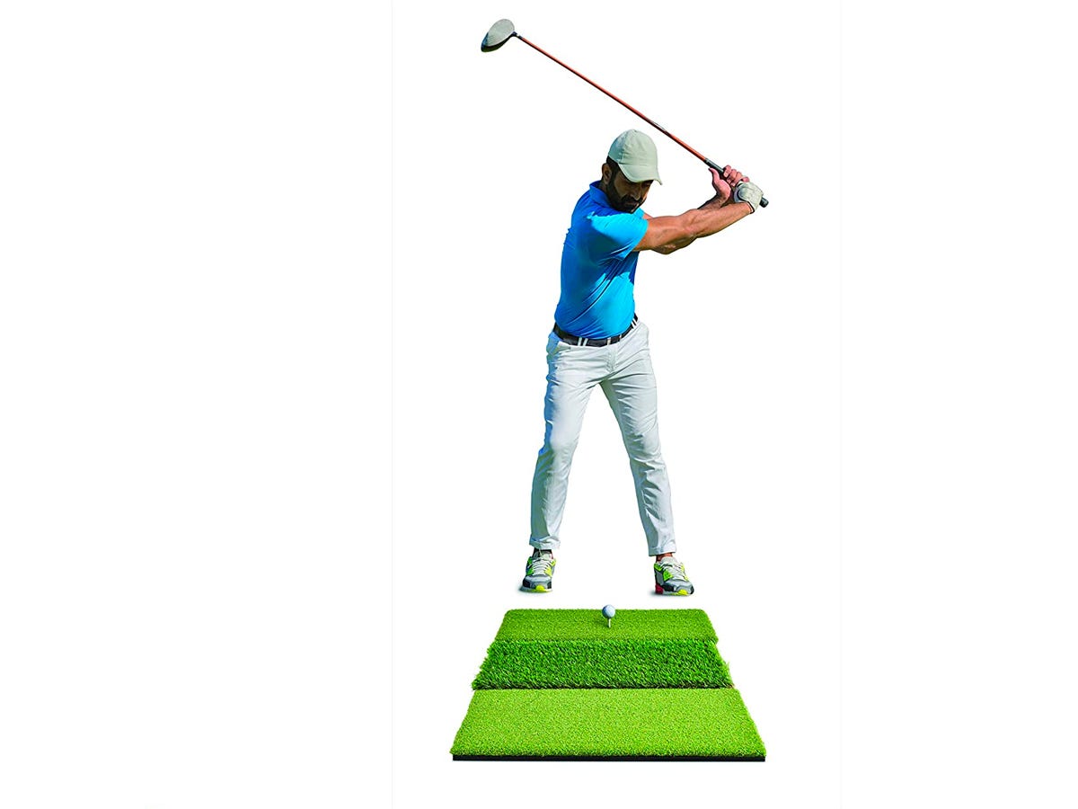 gifts for dad golf hitting mat