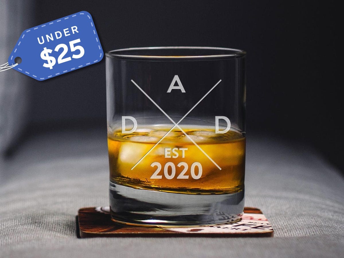 Gifts for Dad whiskey glass