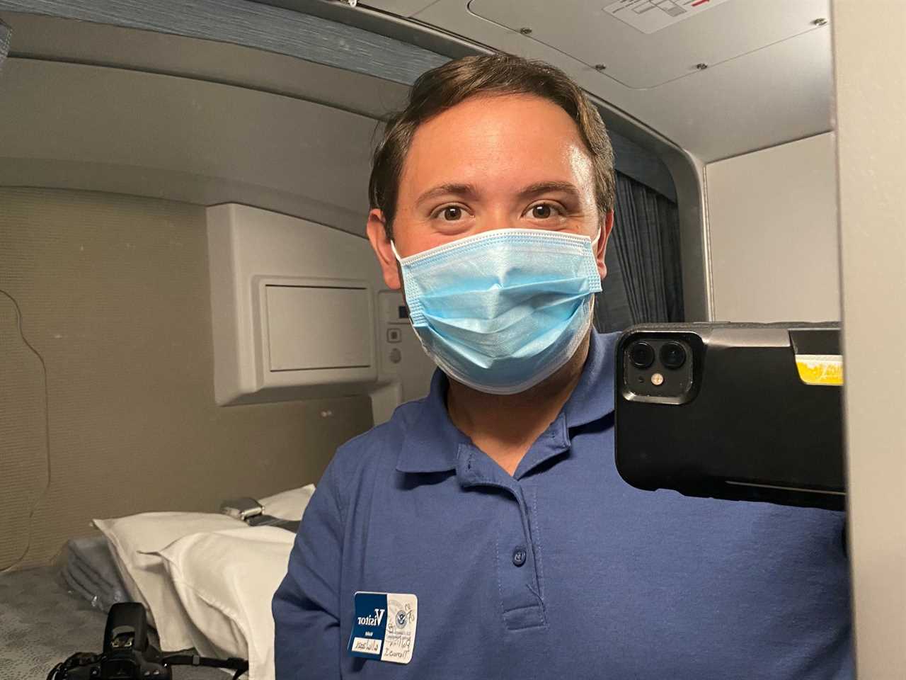 Crew rest onboard SAS Scandinavian Airlines' Airbus A350-900 XWB - SAS Scandinavian Airlines Airbus A350-900XWB Tour