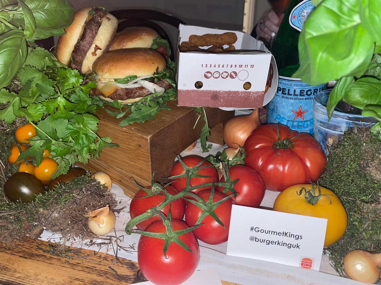 Eating a Burger King burger