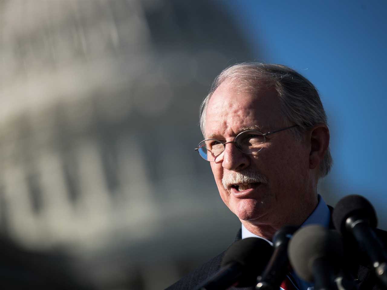 Rep. John Rutherford, a Republican from Florida, stands outside the US Capitol.