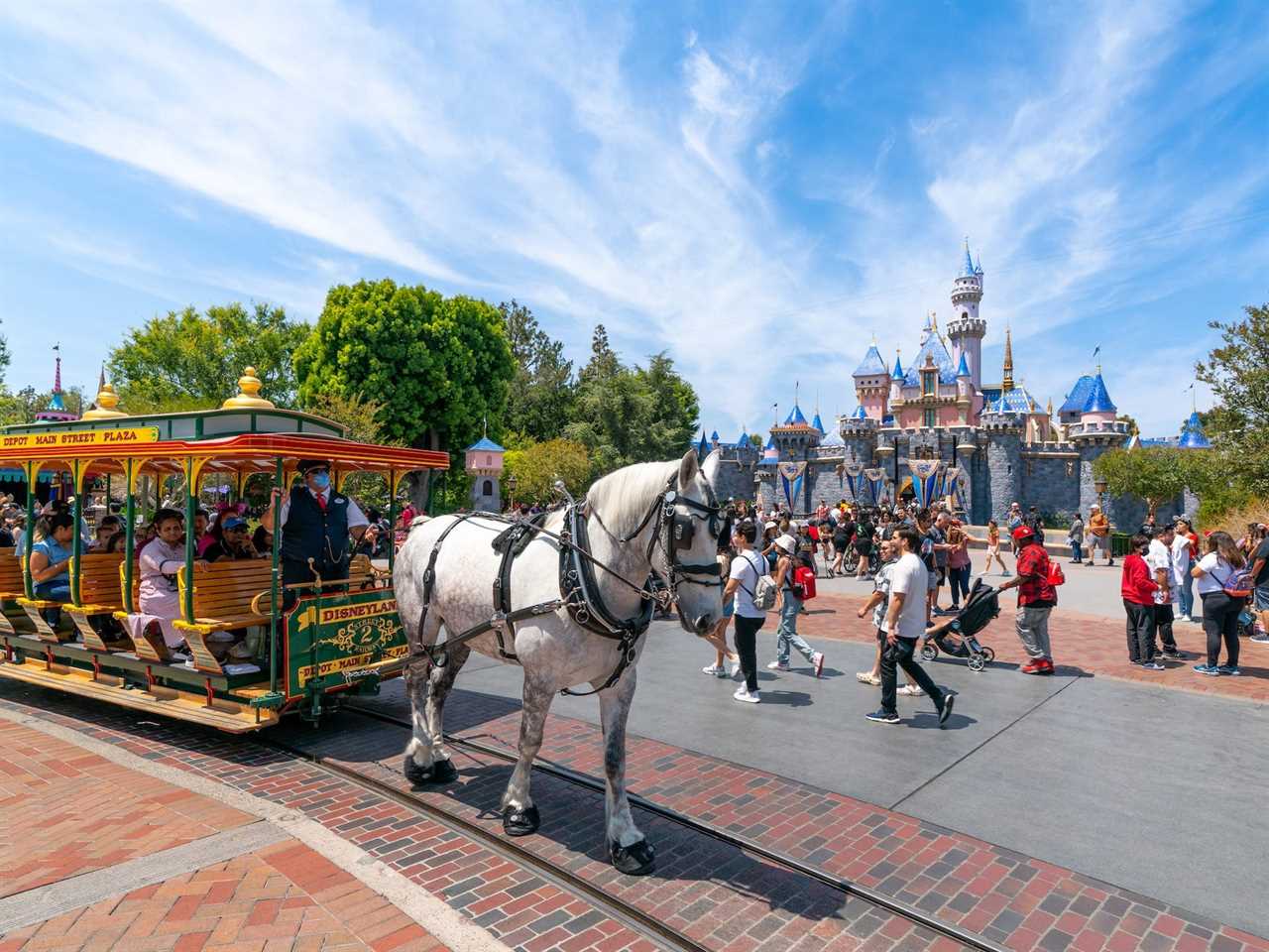 Photo of people at Disneyland Resort in California