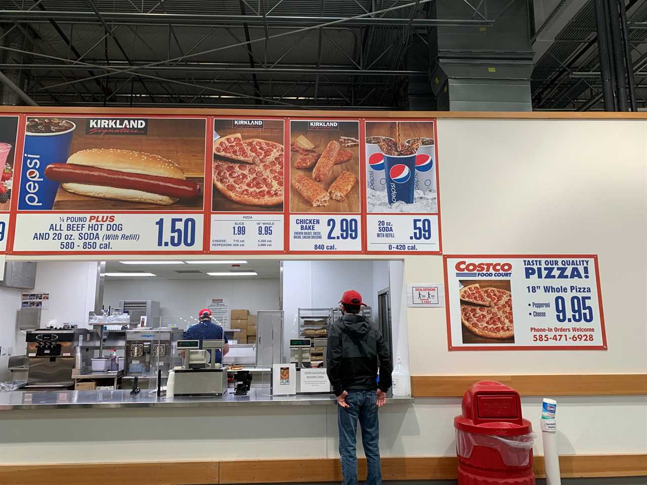 Costco food court Covid