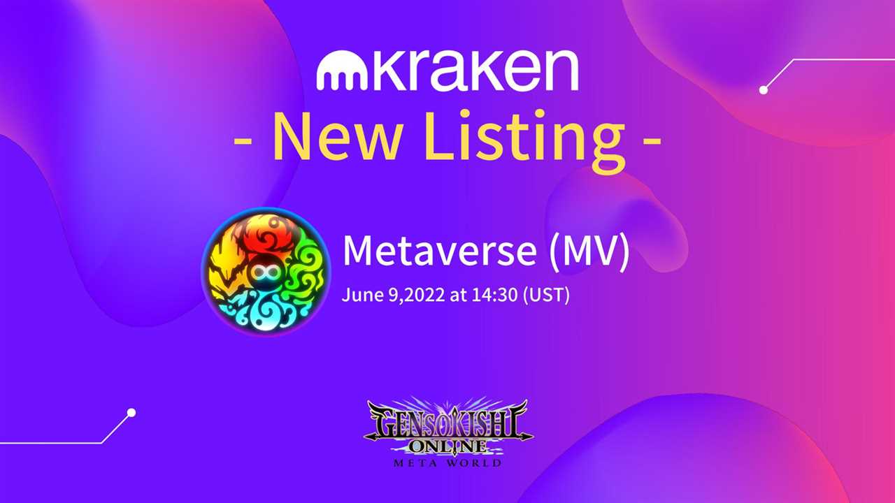 GensoKishi’s MV Token to Be Listed on Kraken