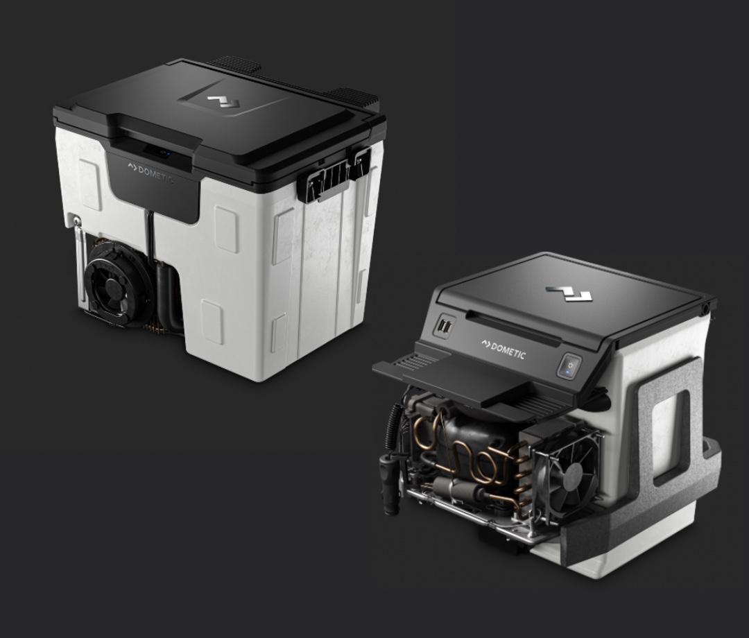 You can get in-truck refrigeration for your Ford or Chevy/GMC with the Dometic CCF-T Center Console Refrigerator.