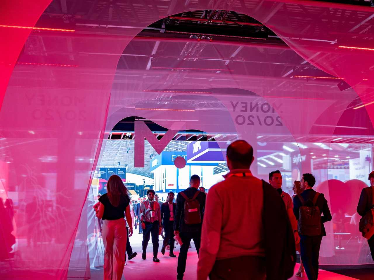 Entryway to Money20/20 venue, Amsterdam, June 2022