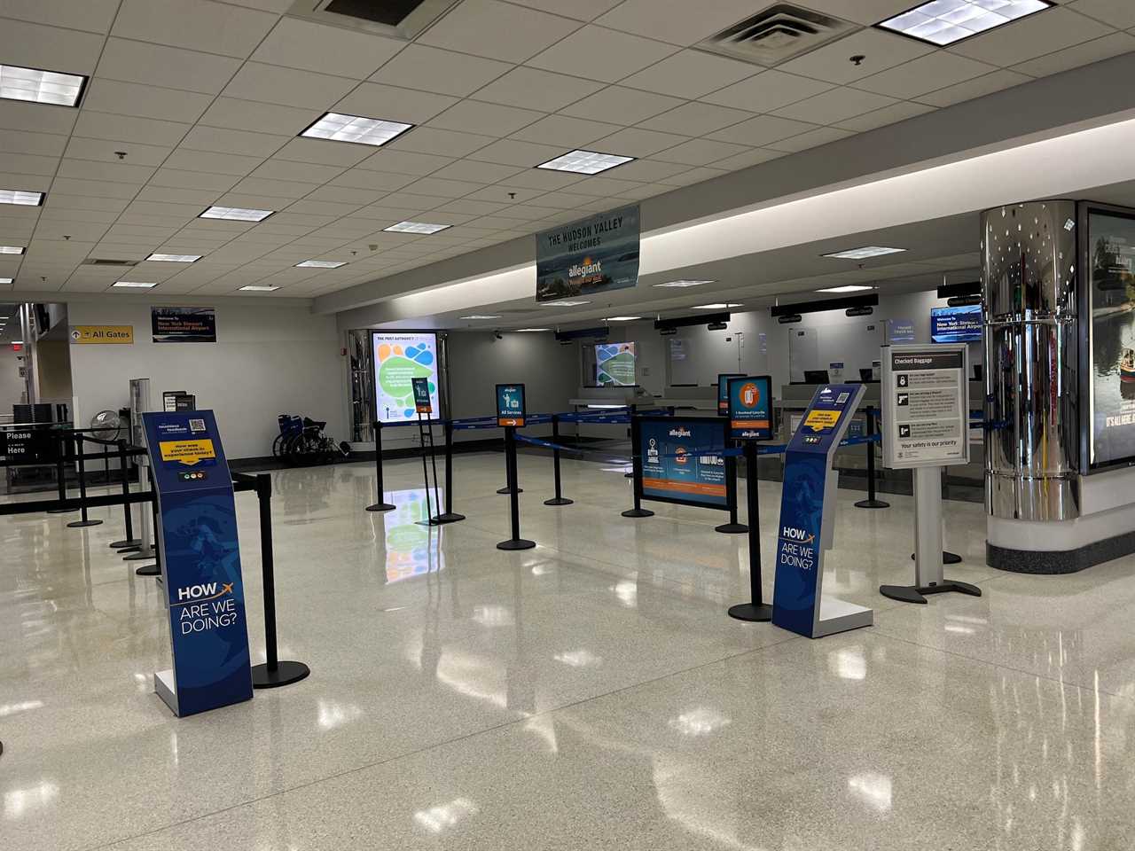 New York's Stewart International Airport.