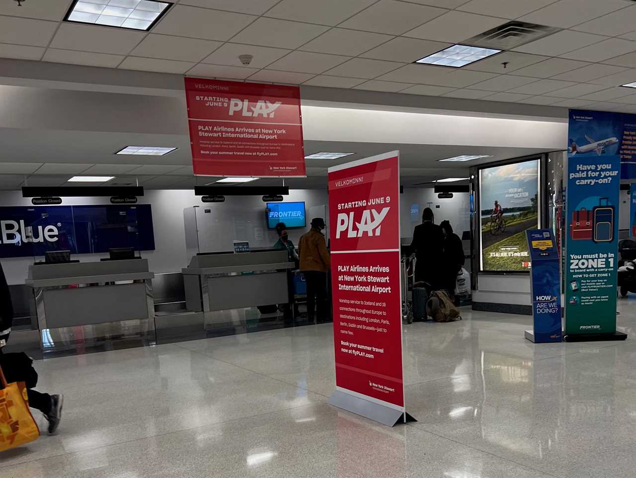 New York's Stewart International Airport.