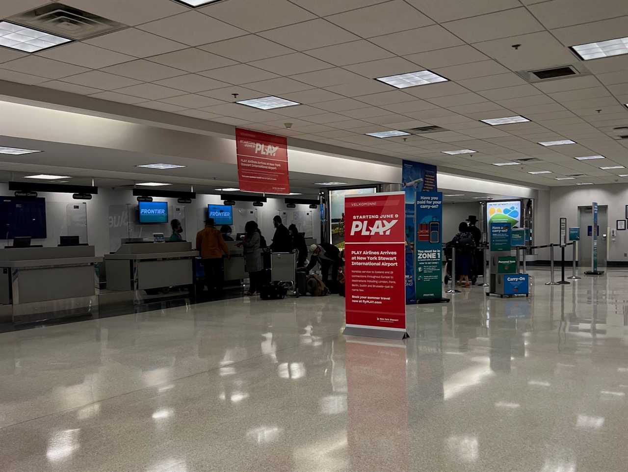 New York's Stewart International Airport.