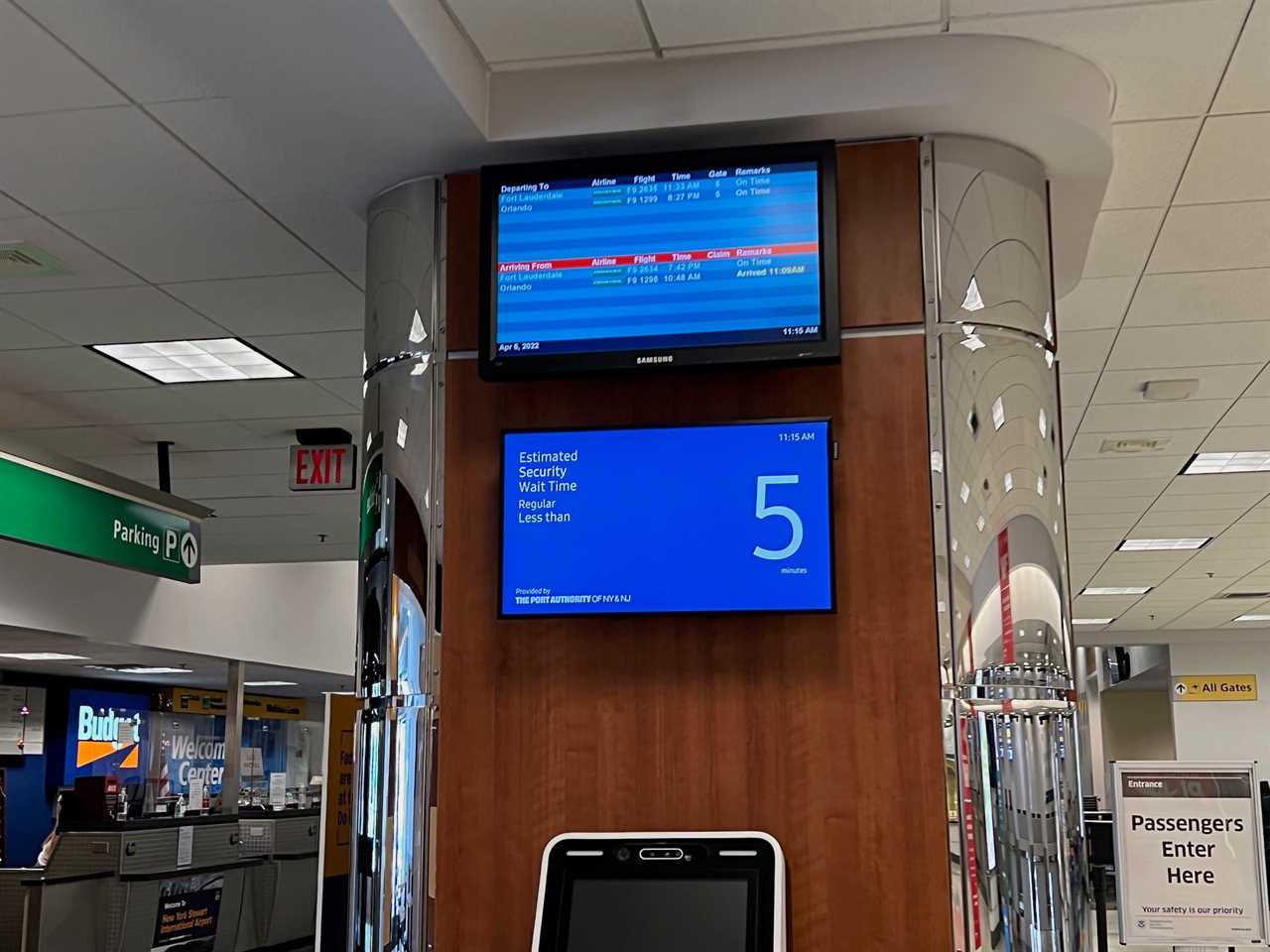 New York's Stewart International Airport.