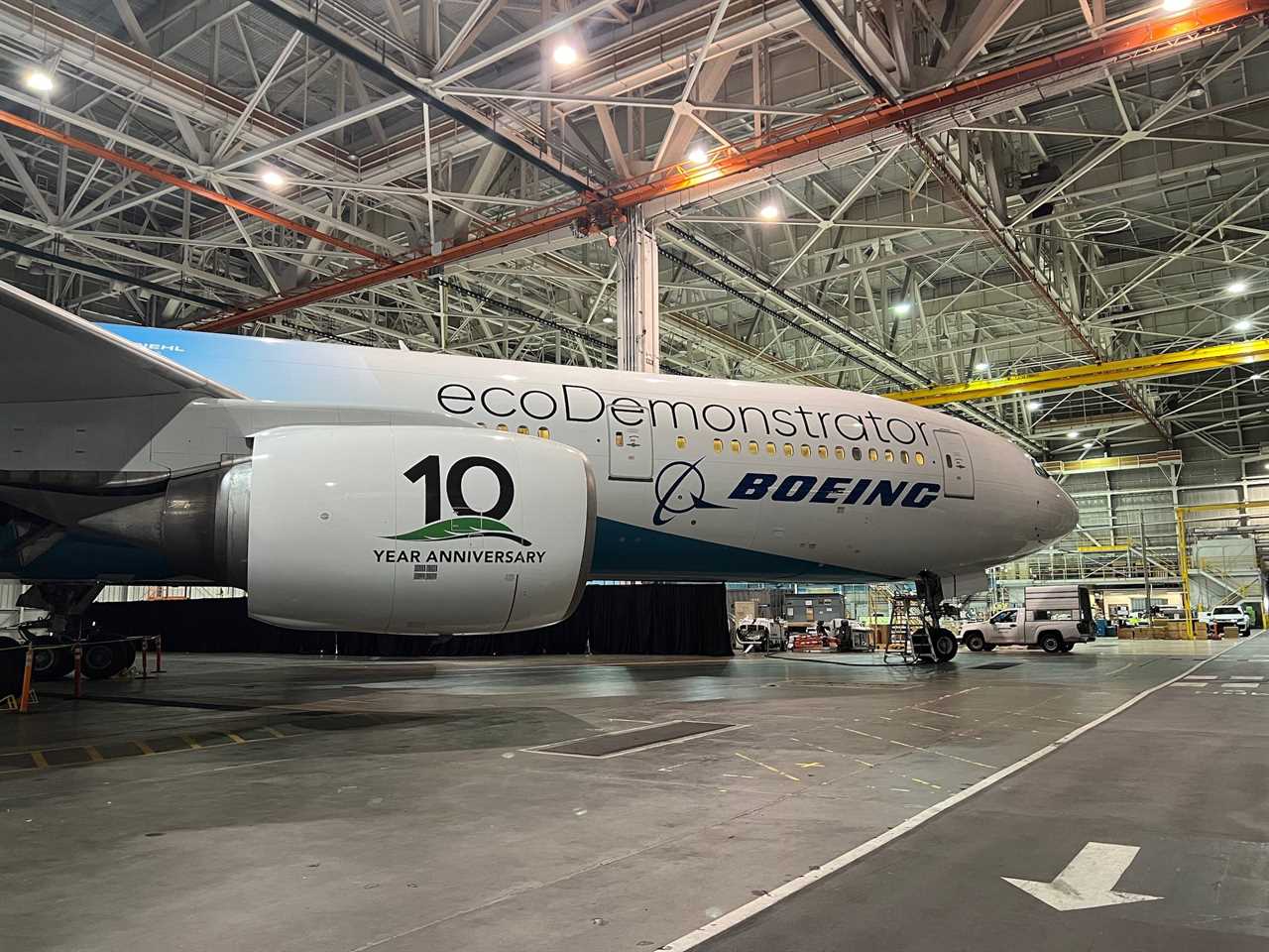 Boeing 2022 777-200ER ecoDemonstrator.