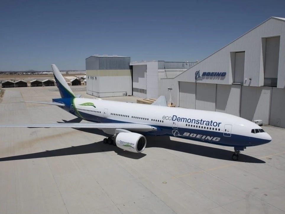 Boeing 777-200 ecoDemonstrator.