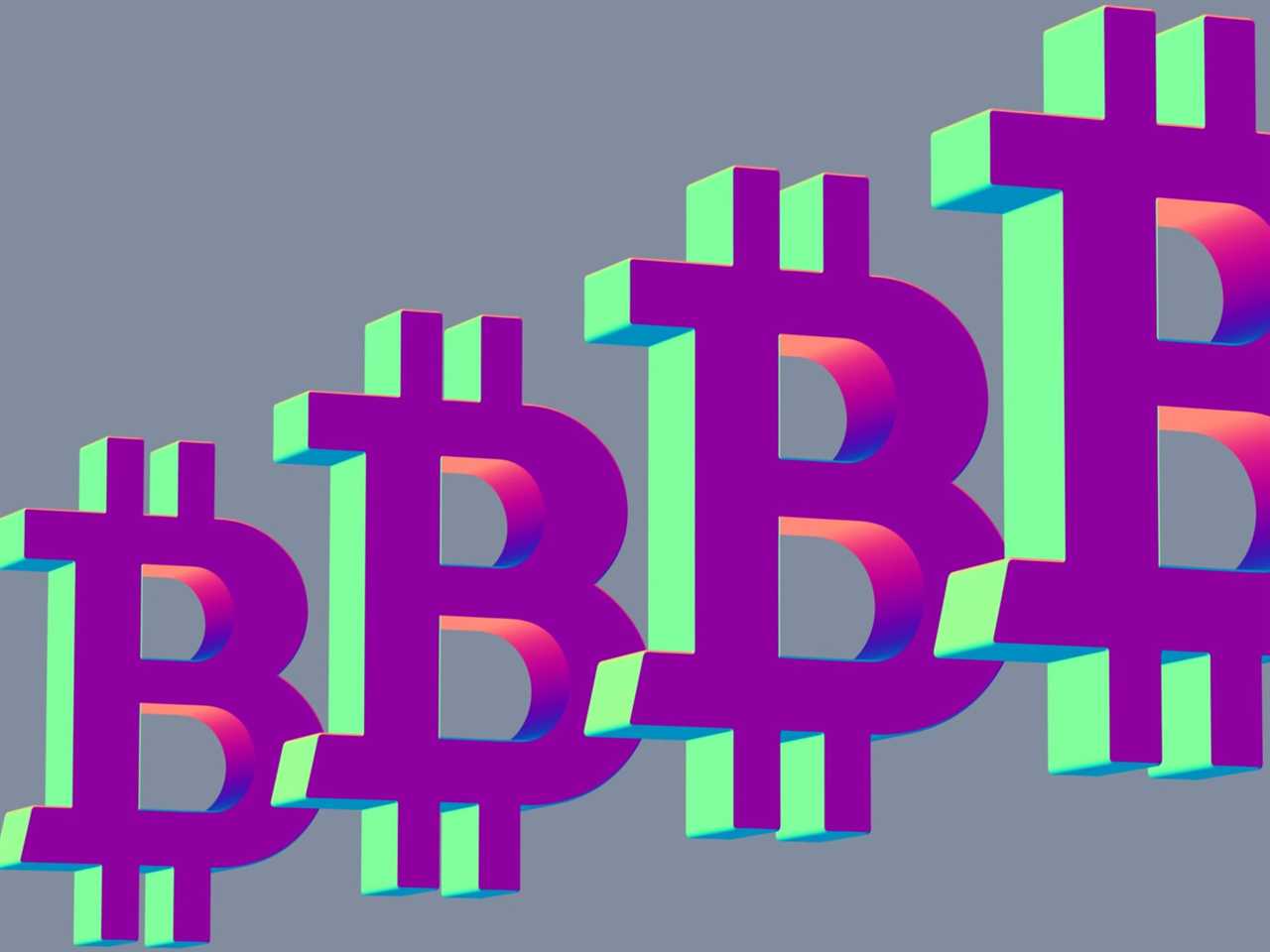 Bitcoin neon signs graphic