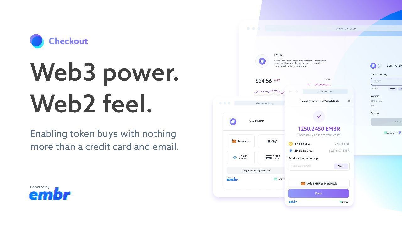 Embr Releases Checkout to Future-Proof Trust in Web3 Payment Experiences