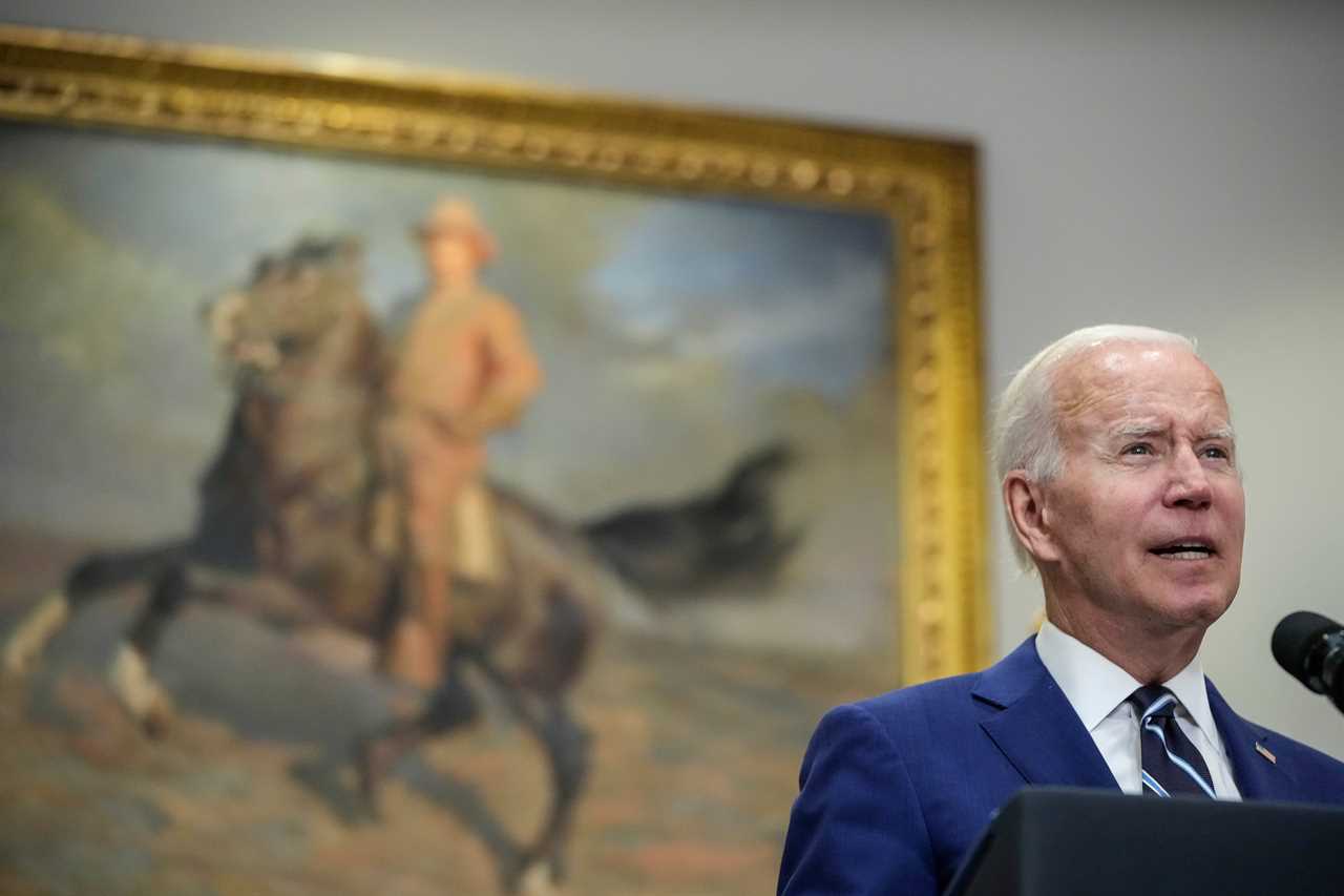 U.S. President Joe Biden speaks about Covid-19 vaccines for children, in the Roosevelt Room of the White House June 21, 2022 in Washington, DC. Last week, the U.S. Food and Drug Administration (FDA) authorized Covid-19 vaccines for children under 5 years old. The Centers for Disease Control and Prevention (CDC) signed off on the decision over the weekend and children can start getting the shots beginning this week.