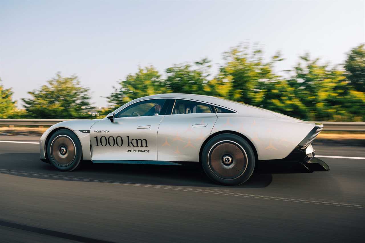The Mercedes-Benz Vision EQXX.