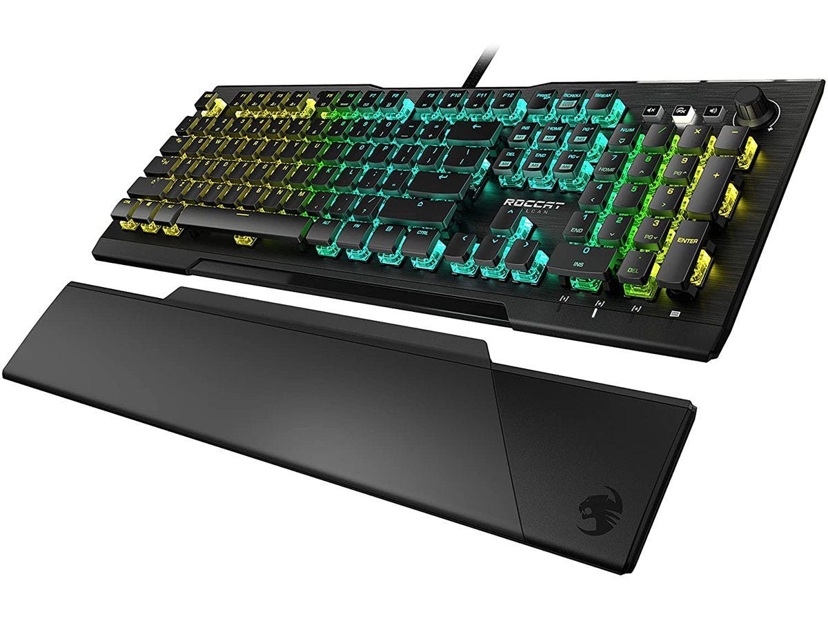 The Roccat Vulcan Pro is among the best performing and best looking gaming keyboards out there, optical or otherwise.