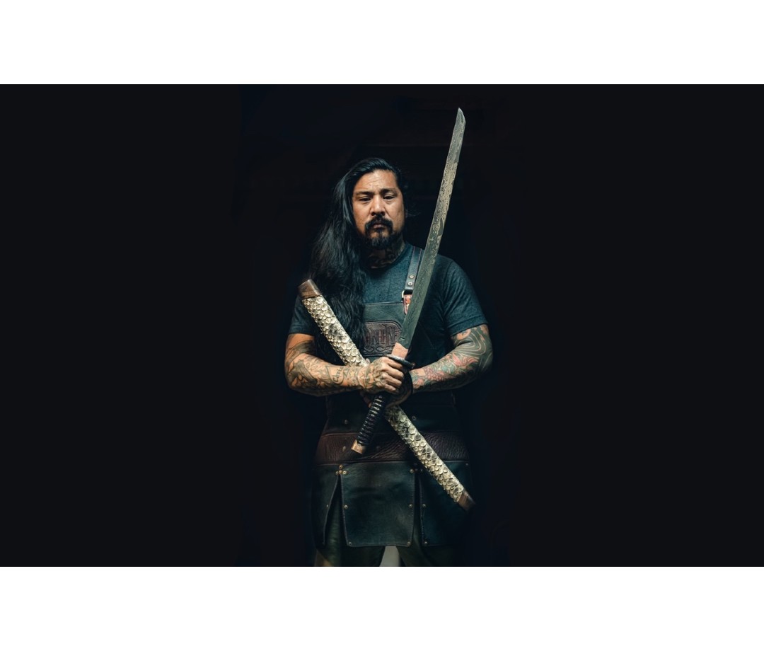 Neil Kamimura’s katana for Jason Momoa’s character on the Apple TV+ series 'See.'