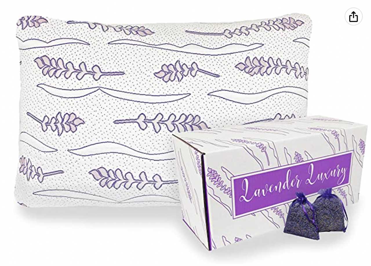 Lavender Luxury Memory Foam Pillow