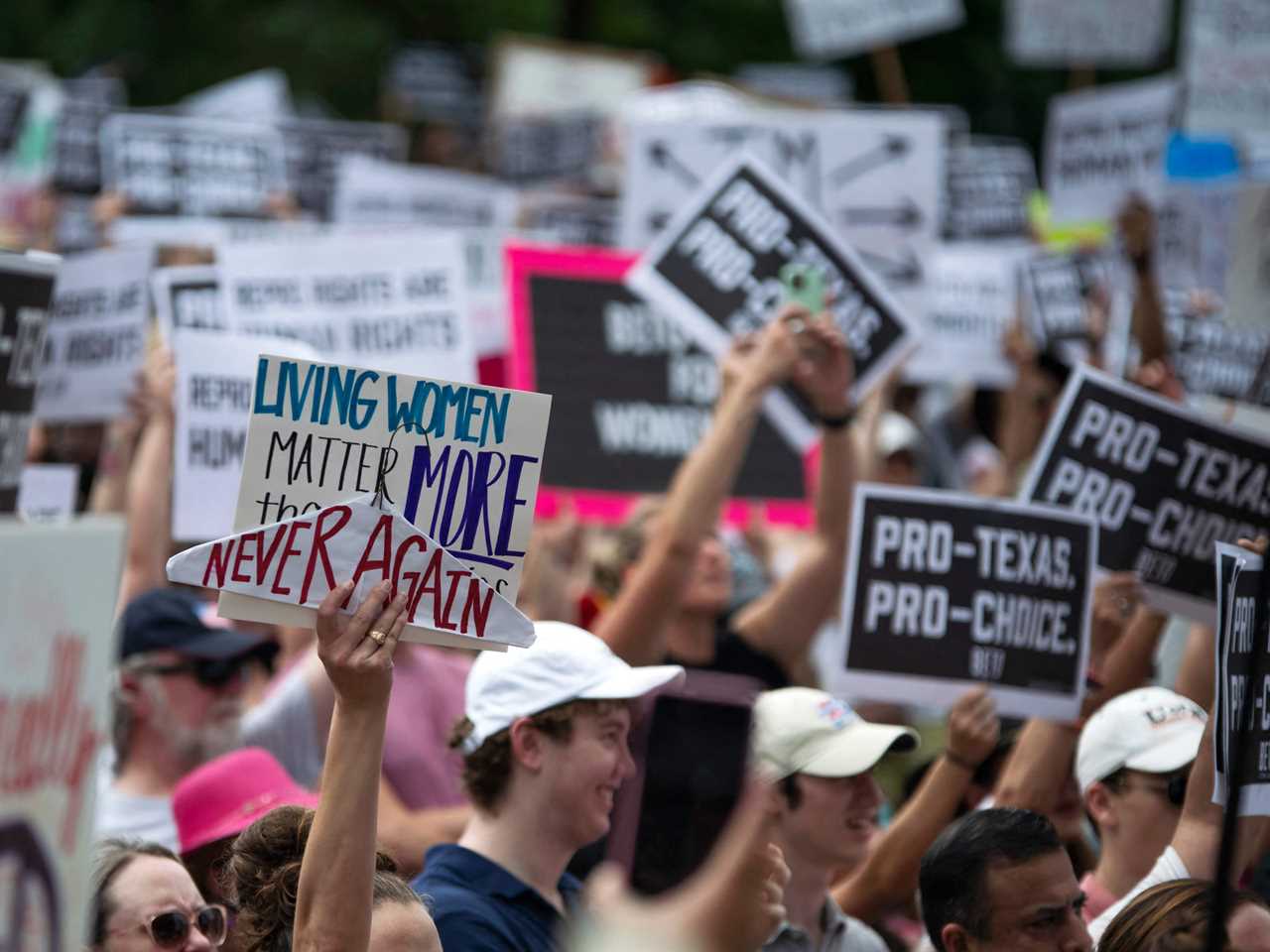 Texas abortion rights rally