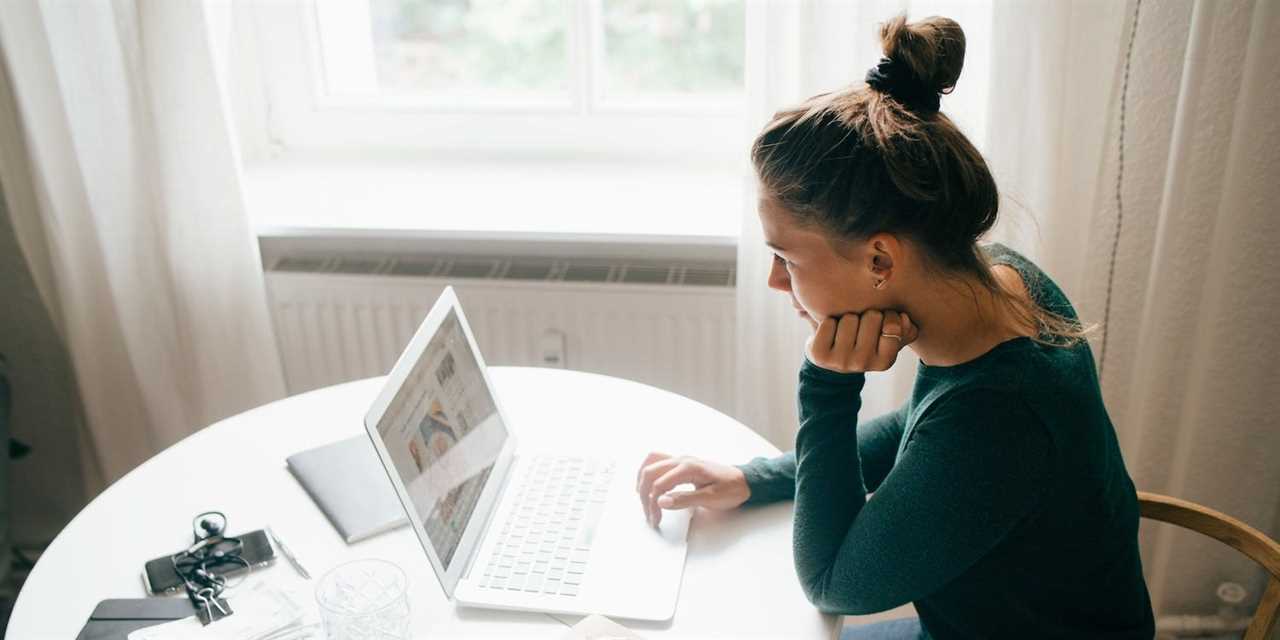 laptop working finances