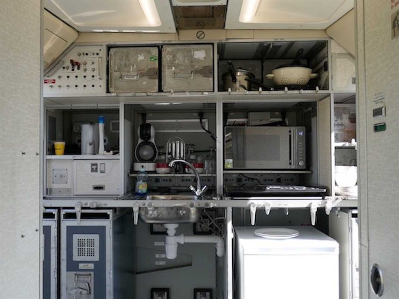 Etihad A319 converted into a hotel in England.