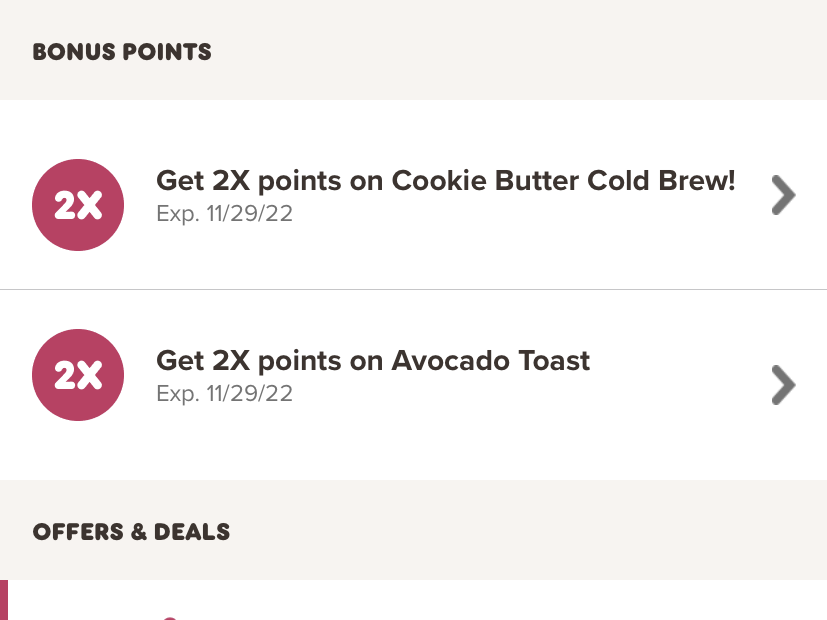 Dunkin' app