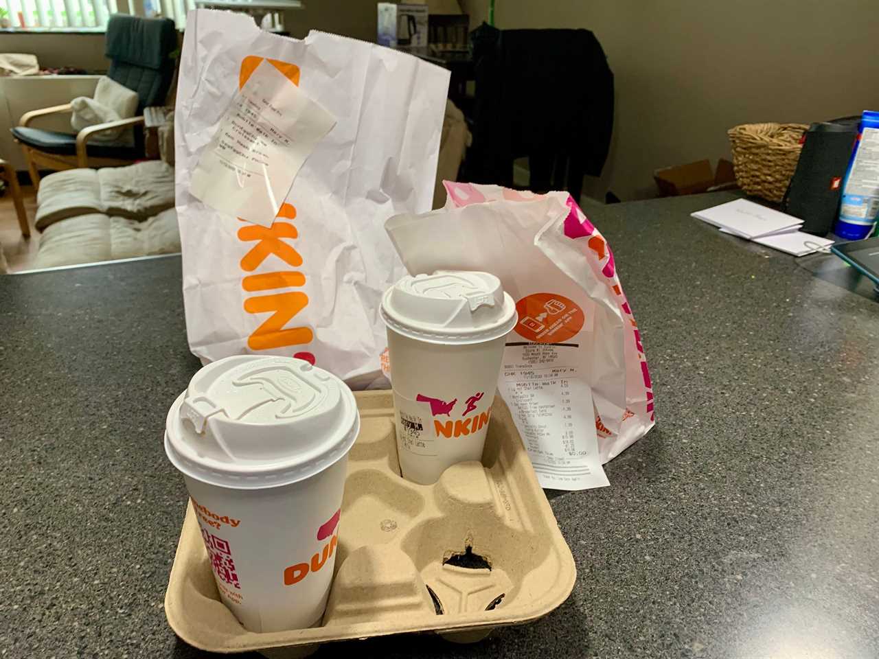 Dunkin' visit comparison