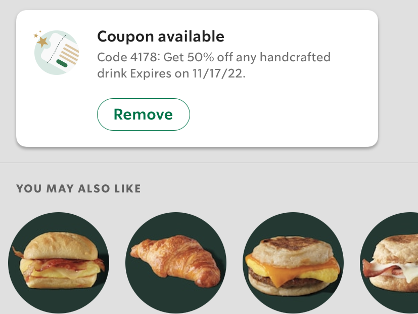 Starbucks mobile order