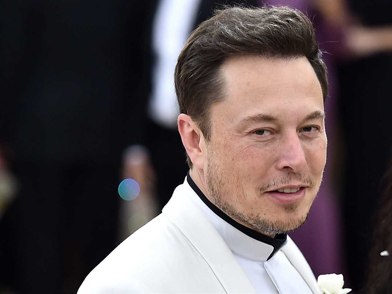 Elon Musk attending the Met Gala with ex-partner Grimes.