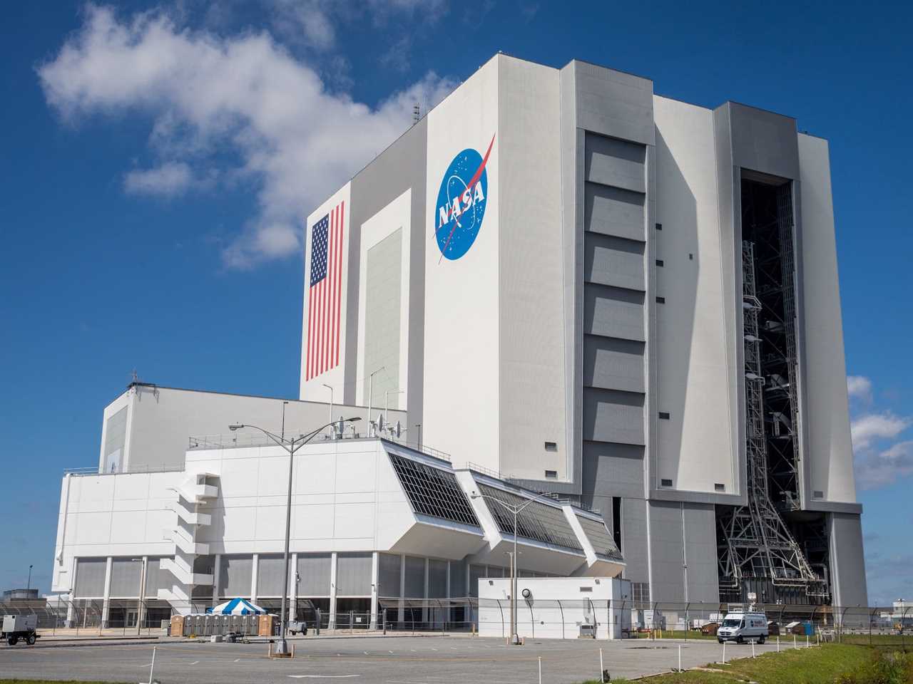 Artemis I at NASA's facility in Florida.