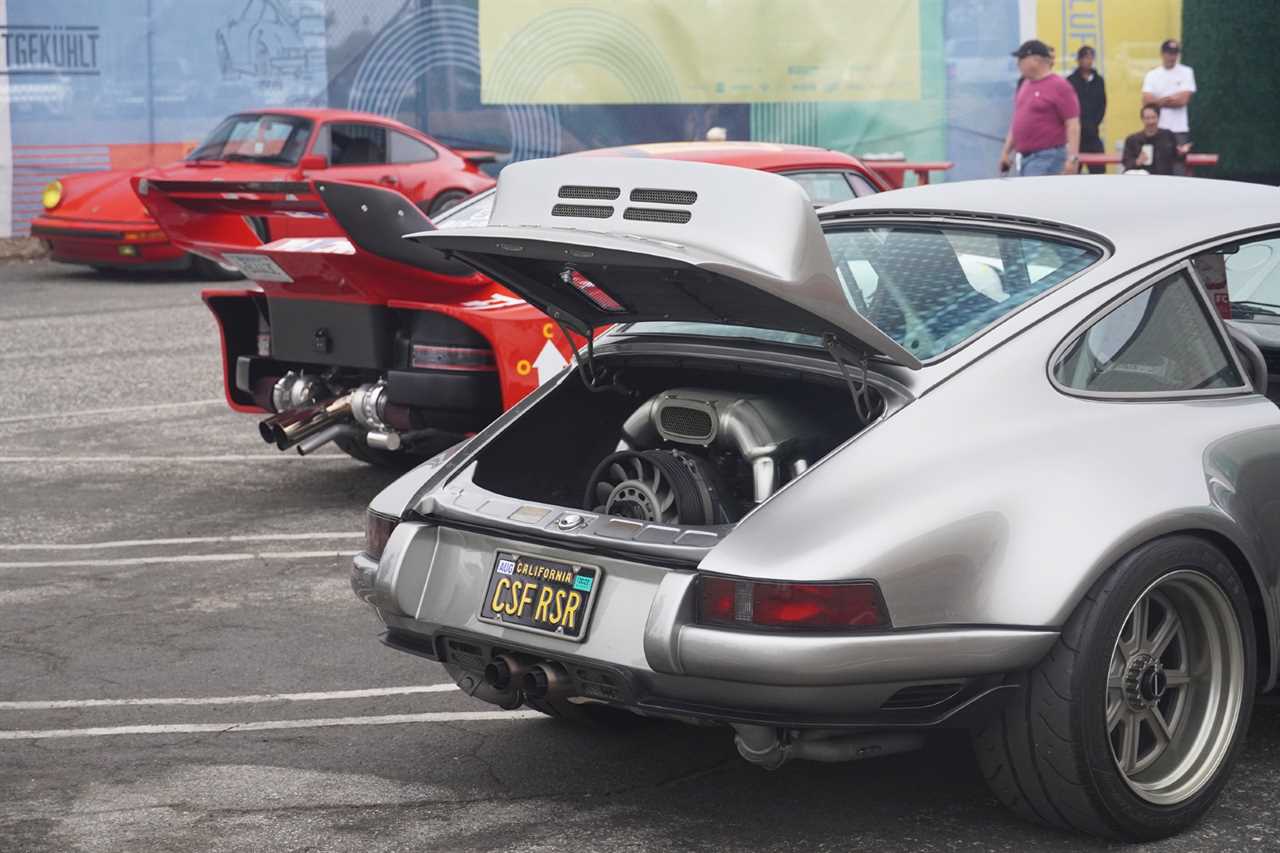 At the Luftgekuhlt, vintage air-cooled Porsches ruled the day.