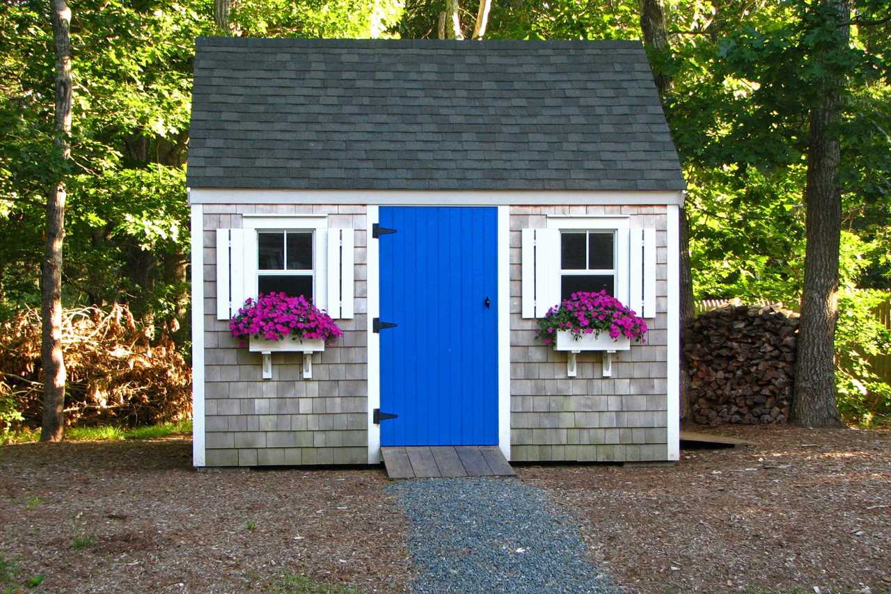 finished DIY Backyard shed