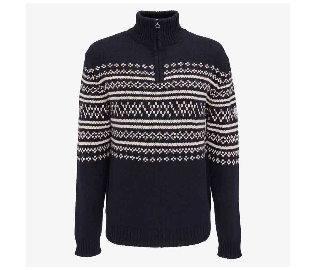 Patterned We Norwegians Setesdal ¼ Zip Sweater